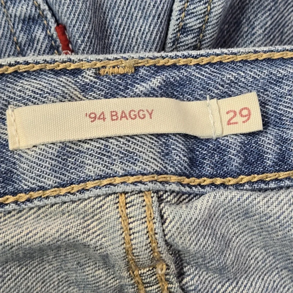 Levi's 94 Women Jeans 29X31 Light Blue Denim Baggy Grunge Skater